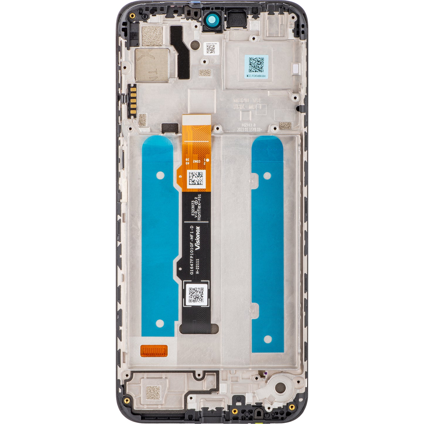 Touchscreen Display Motorola Moto G31 (XT2173-3), mit Rahmen, Schwarz, Service Pack 5D68C19989