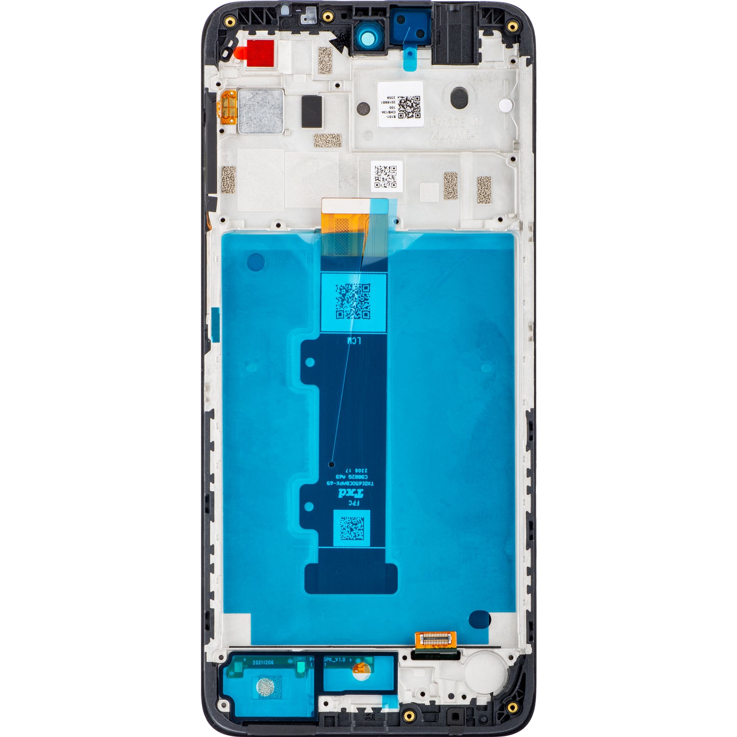 Motorola Moto Moto E32s / E22s Touchscreen Display mit Rahmen, Schwarz, Service Pack 5D68C20795
