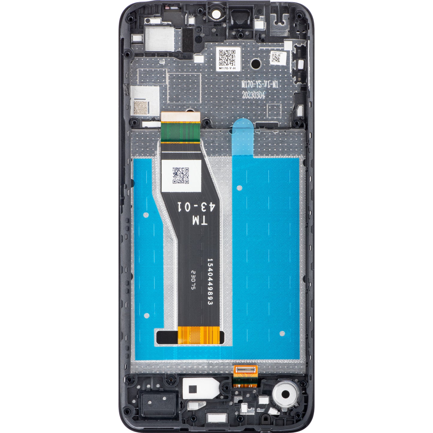 Motorola Moto Moto E13 Touchscreen Display mit Rahmen, Schwarz, Service Pack 5D68C22340