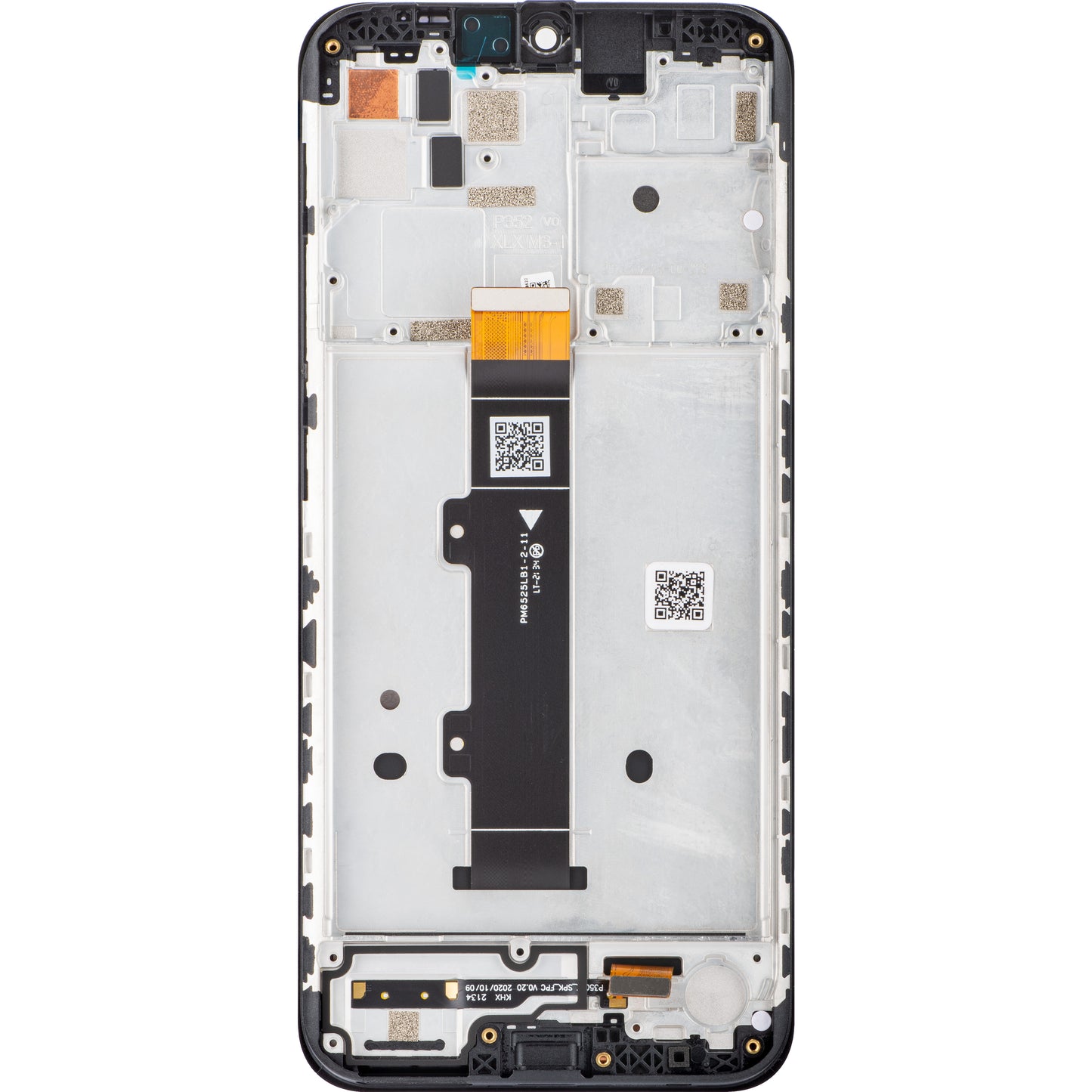 Motorola Moto Moto G20 Touchscreen Display, mit Rahmen, Schwarz, Service Pack 5D68C18521