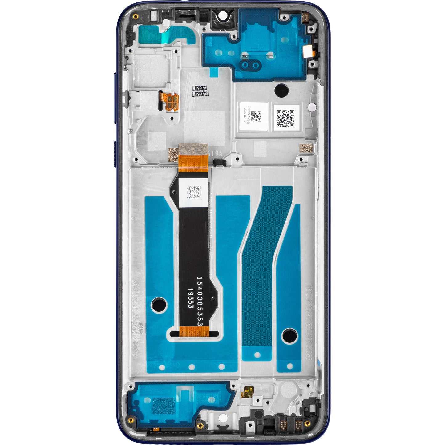 Motorola Moto G8 Plus Touchscreen Display mit Rahmen, Dunkelblau, Service Pack 5D68C15528