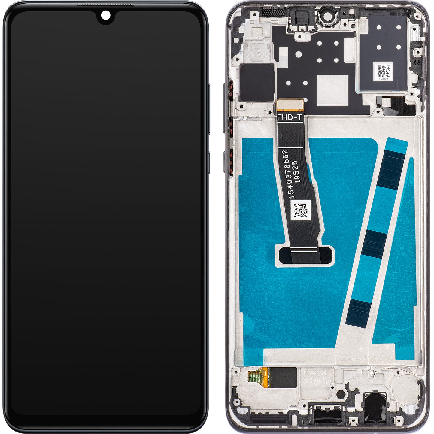 MP Touchscreen Display kompatibel mit Huawei P30 lite / nova 4e, mit Rahmen, Schwarz