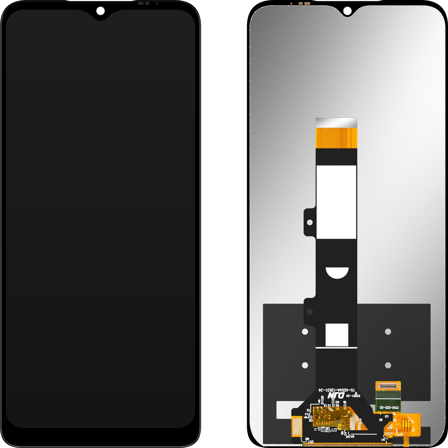 Display mit Touchscreen MP kompatibel mit Motorola Moto E22 / E22i