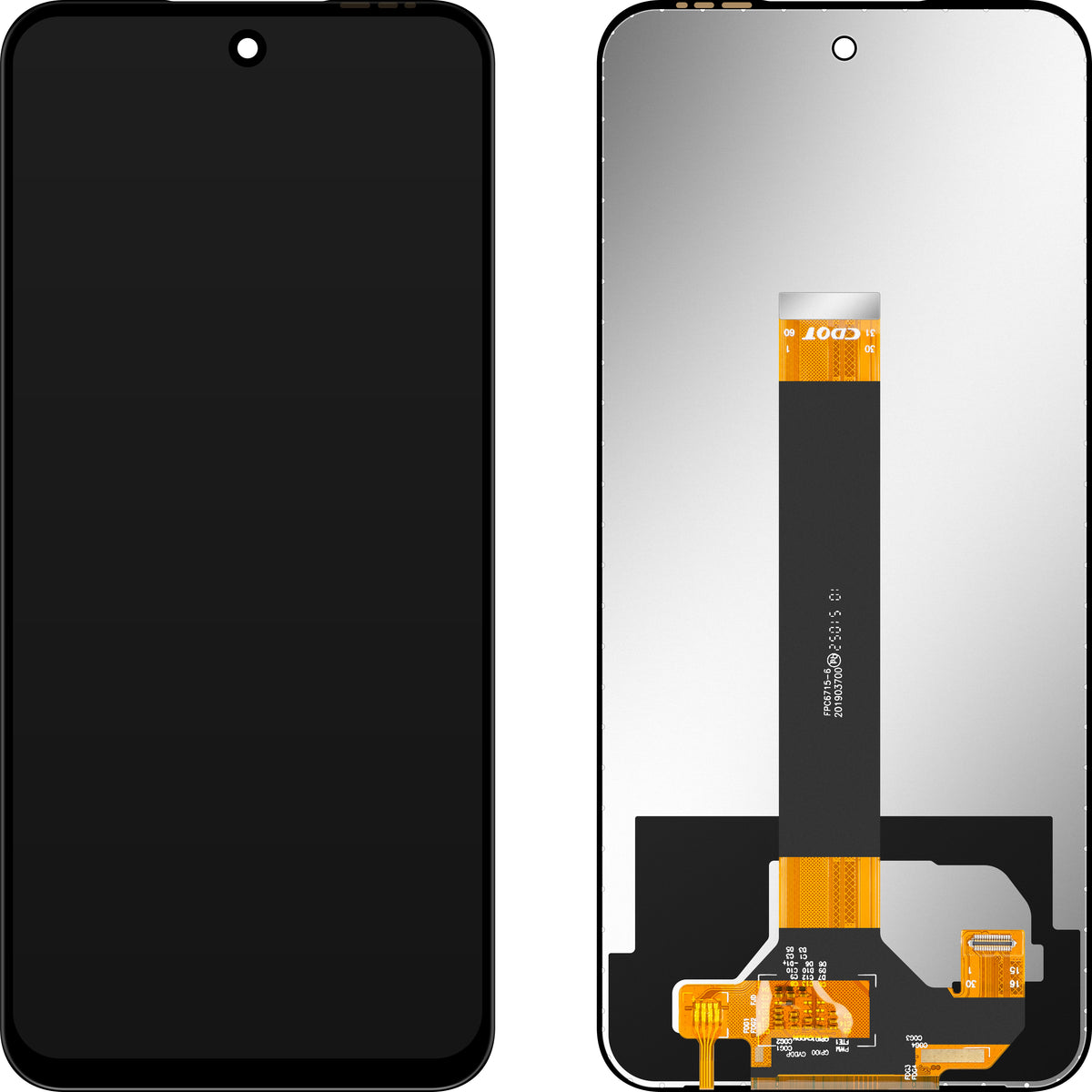 MP Touchscreen-Display kompatibel mit TCL 60 SE / 605