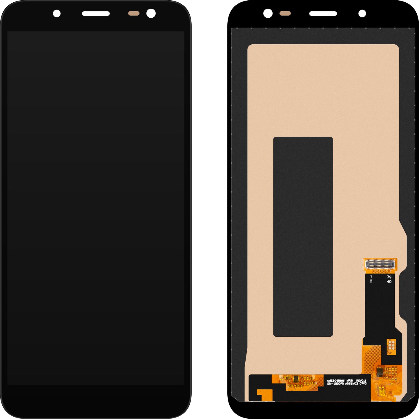 Display mit Touchscreen MP kompatibel mit Samsung Galaxy J6 J600