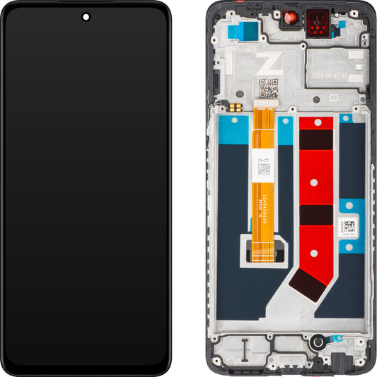 Oppo A79 Touchscreen Display, mit Rahmen, Schwarz, Service Pack 621029000103