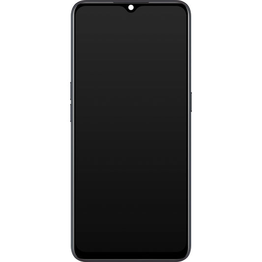 Display mit Touchscreen Oppo Reno3 5G / Find X2 Lite, mit Rahmen, Moonlight Black, Service Pack 4903624