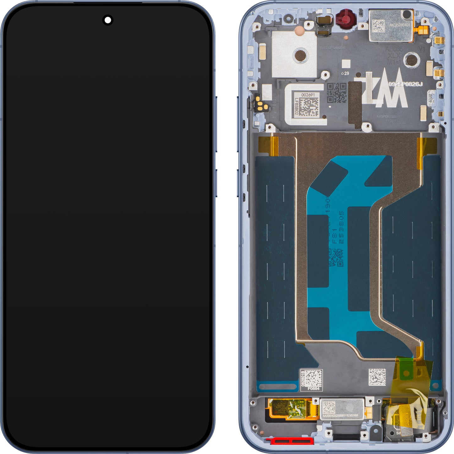 Display mit Touchscreen Realme GT 8 Pro, mit Rahmen, Blau (Urban Blue), Service Pack 621029000684