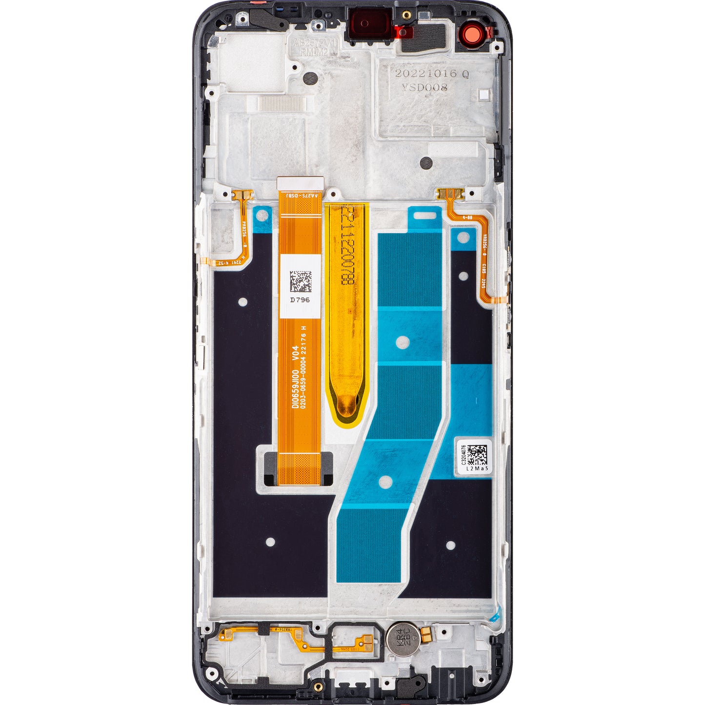 Touchscreen Display Realme 9 5G / 9 Pro, with Frame, Black, Service Pack 4130050