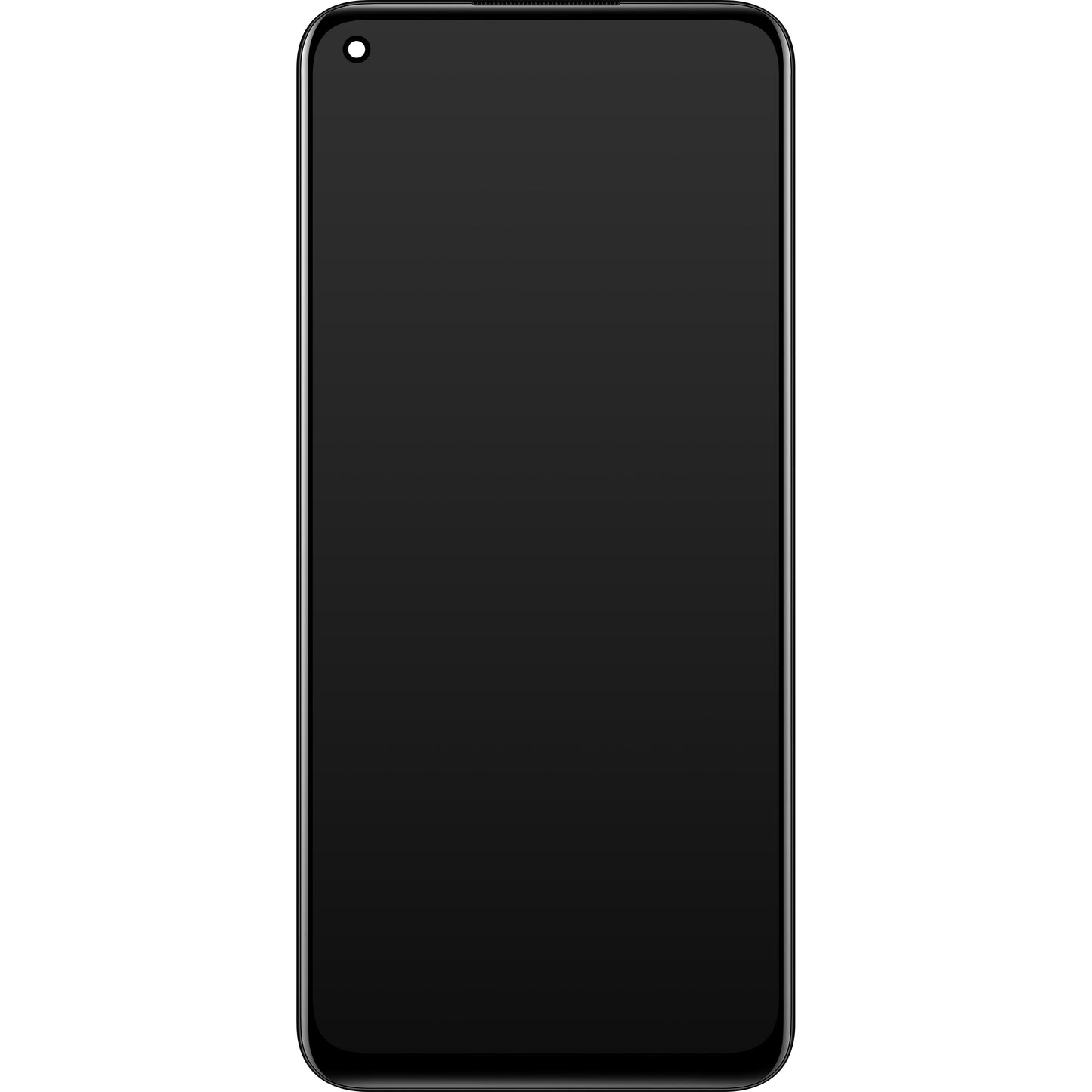 Touchscreen-Display Realme 8, mit Rahmen, Schwarz, Swap 4906919
