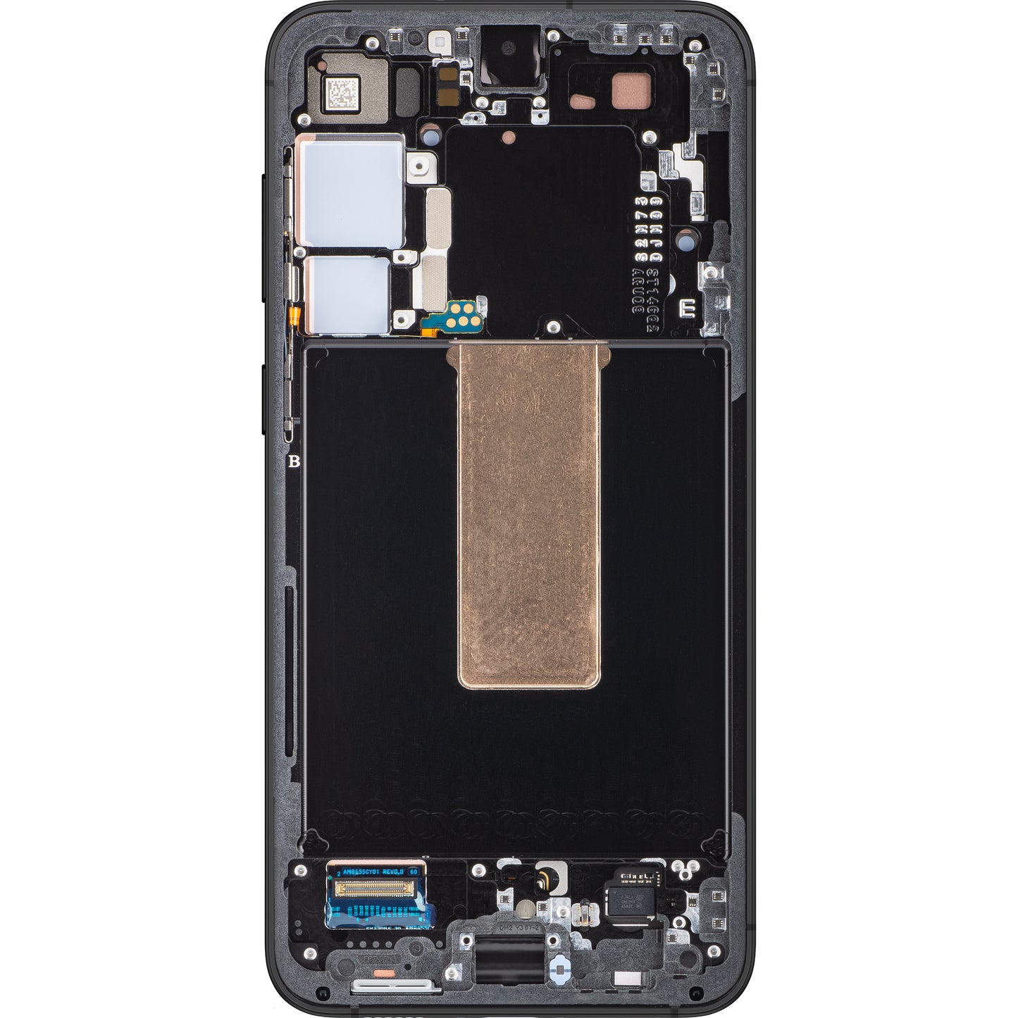 Touchscreen Display Samsung Galaxy S23+ S916, mit Rahmen, Grau (Graphit), Service Pack GH82-30476E