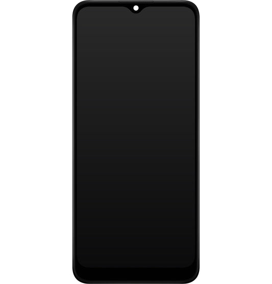 Touchscreen Display Samsung Galaxy A03 A035, mit Rahmen, Version F, Schwarz, Service Pack GH81-21625A
