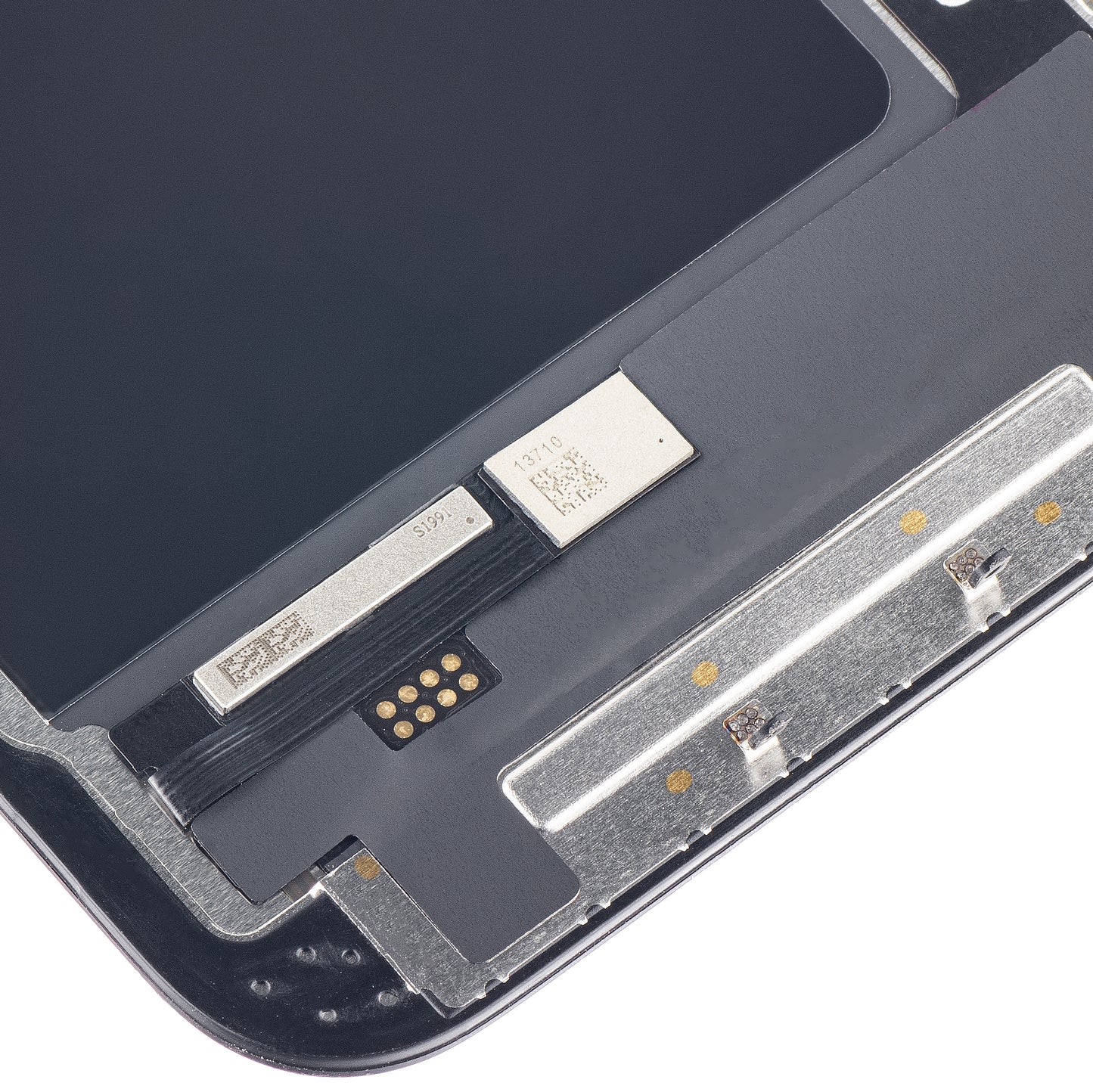 ZY Touchscreen Display für Apple iPhone 14, mit Rahmen, LCD In-Cell IC beweglich, Schwarz