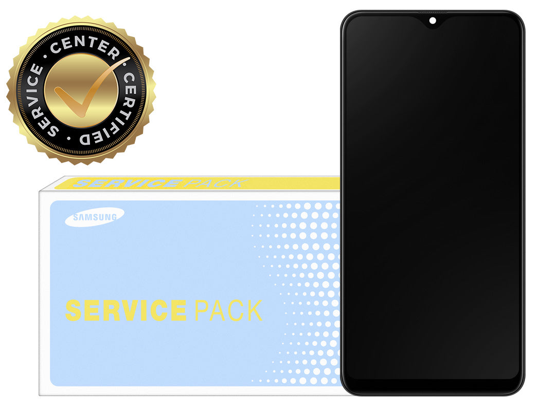 Touchscreen Display Samsung Galaxy A20e A202, mit Rahmen, Schwarz, Service Pack GH82-20186A