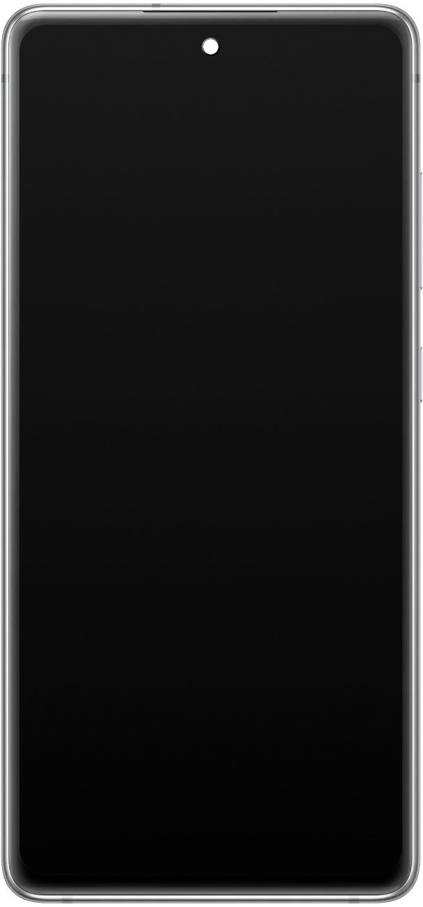 Touchscreen Display Samsung Galaxy S20 FE 5G G781, mit Rahmen, Weiß, Service Pack GH82-24214B