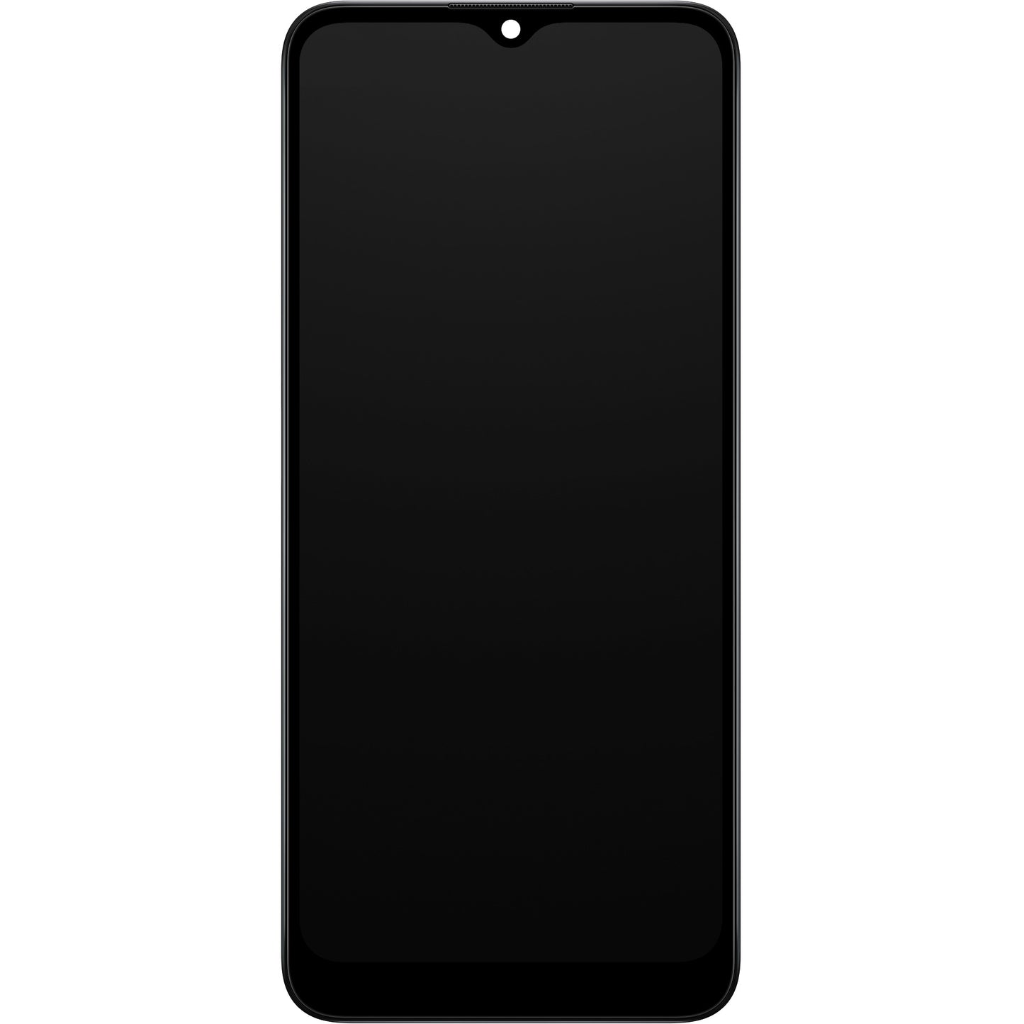 Touchscreen Display Samsung Galaxy A02s A025G, mit Rahmen, Schwarz, Service Pack GH81-20181A