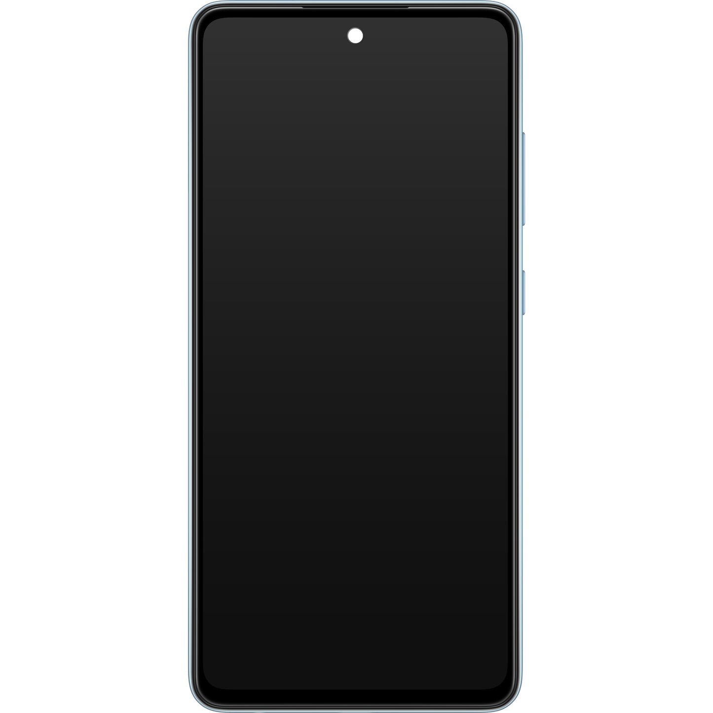 Touchscreen Display Samsung Galaxy A52 5G A526 / A52 A525, mit Rahmen, Blau, Service Pack GH82-25524B