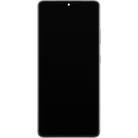 Touchscreen Display Samsung Galaxy S21 Ultra 5G G998, mit Rahmen, Silber, Service Pack GH82-26035B