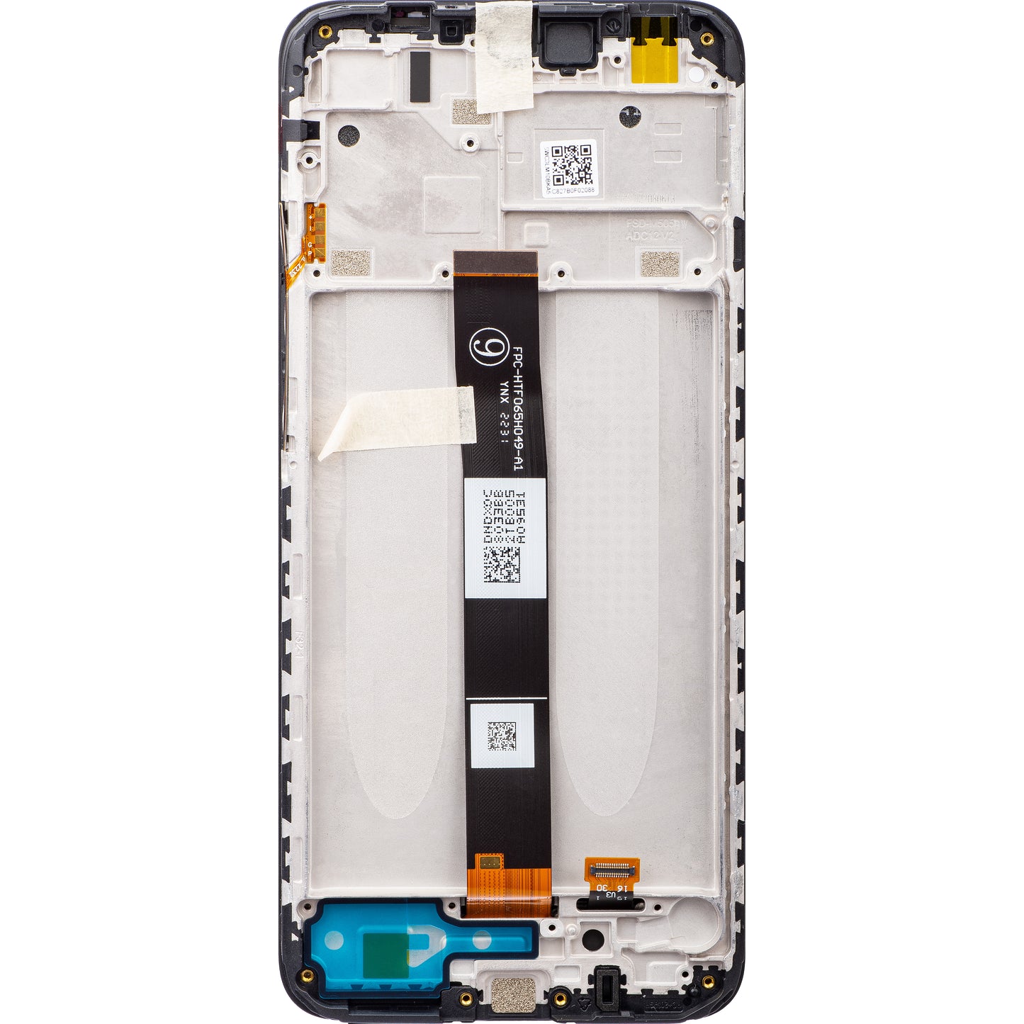 Xiaomi Redmi Redmi 9C NFC / 9C / 9A Touchscreen Display mit Rahmen, Schwarz, Service Pack 5600070C3L00