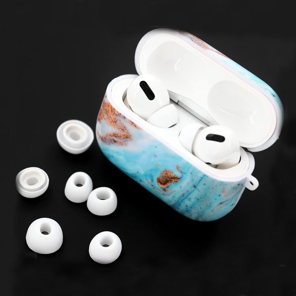 Techsuit ET1 Stöpsel für Apple AirPods Pro Serie, Größe XS / S / L, Weiß