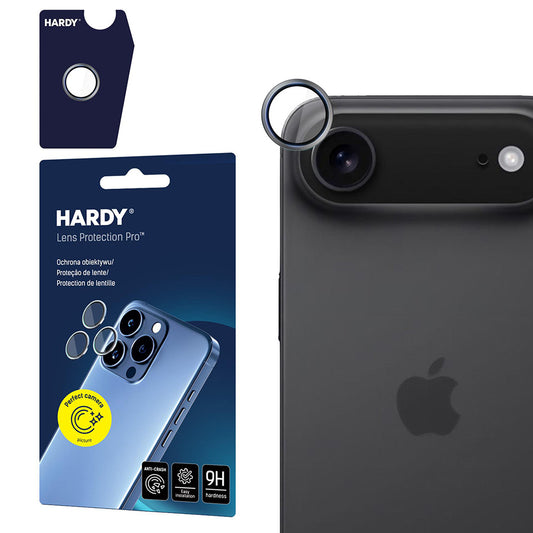 Schutzfolie Rückkamera 3MK Hardy Protection Pro für Apple iPhone 17 Air, Gehärtetes Glas, Grau