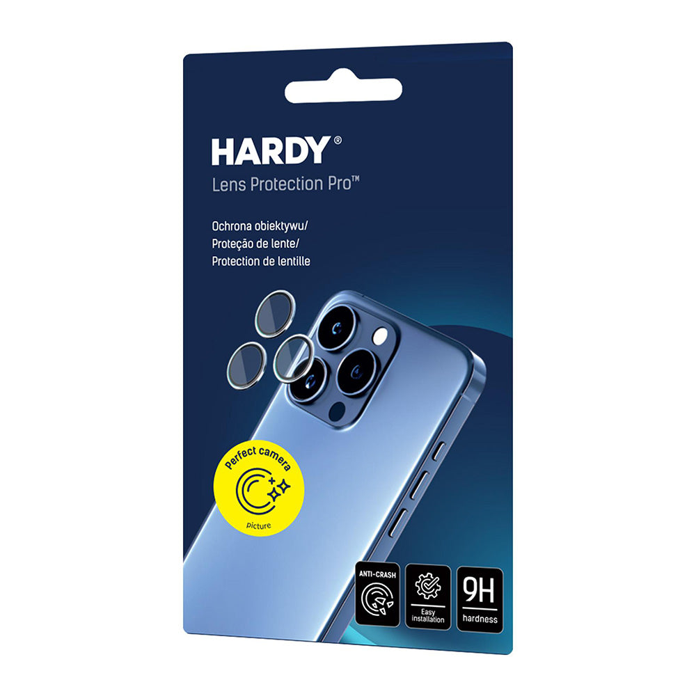 Schutzfolie Rückkamera 3MK Hardy Protection Pro für Apple iPhone 17 Pro Max / 17 Pro, Gehärtetes Glas, Blau
