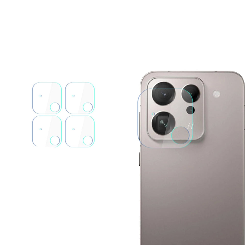Schutzfolie Rückkamera 3MK Protection für Oppo Find X9, Gehärtetes Glas, Set 4 Stück, Transparent