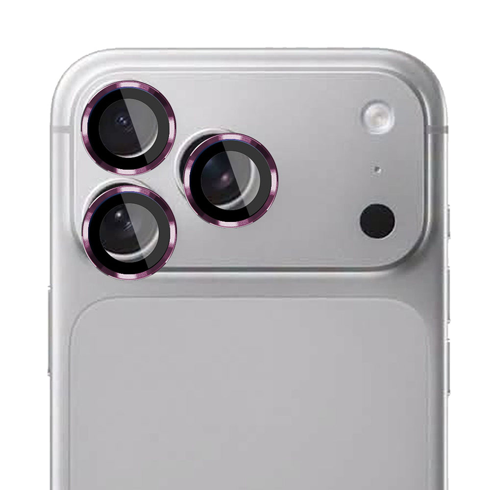3MK Protection Pro Rückkamera-Schutzfolie für Apple iPhone 18 Pro / 18 Pro Max, gehärtetes Glas, Burgunderrot