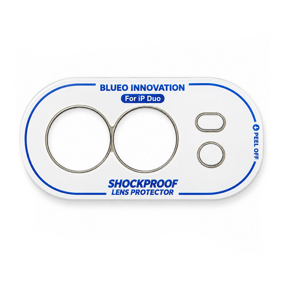 Blueo Invisible Schutzfolie für die Rückkamera für Apple iPhone Duo, Kunststoff