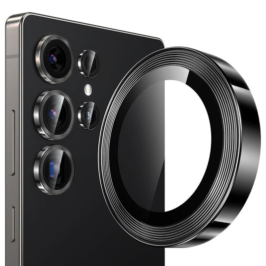 Lito S+ Rear Camera Protection Film for Samsung Galaxy S26 Ultra, Tempered Glass, Black