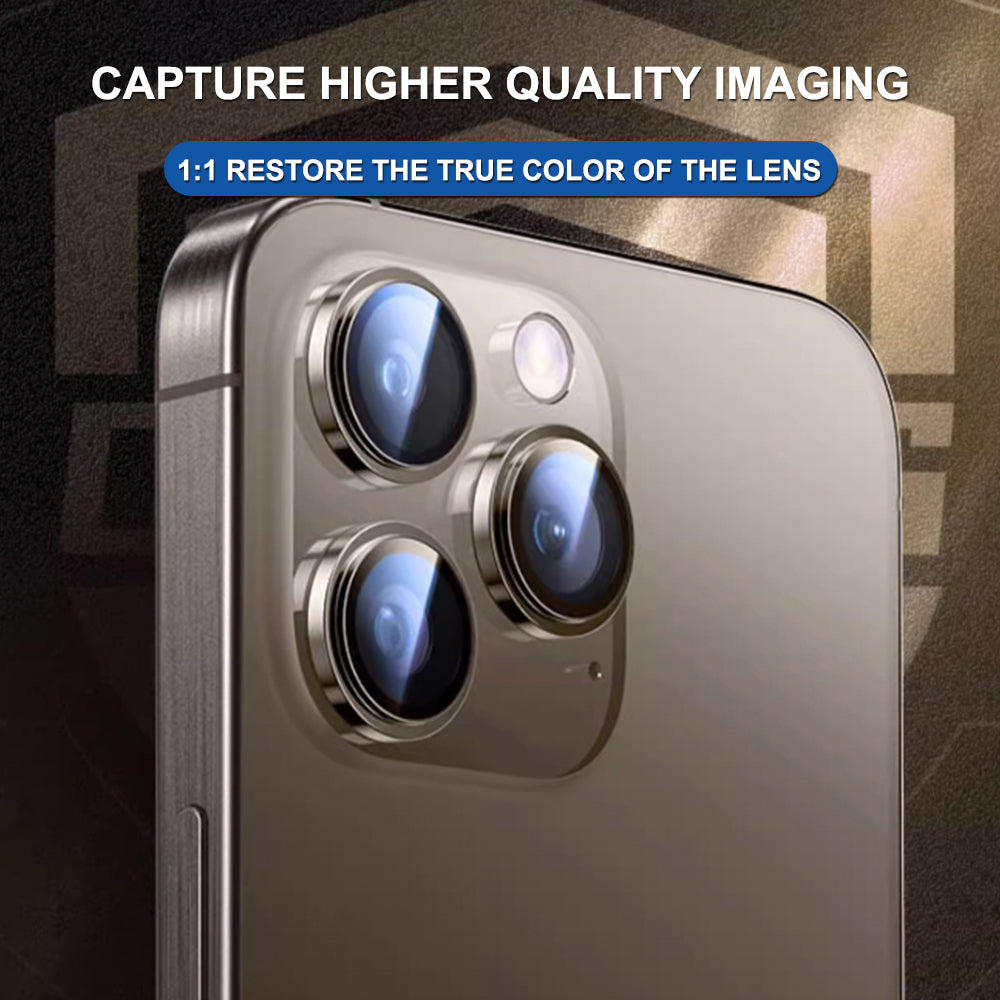 Schutzfolie Lito Titanium AR für die Rückkamera des Apple iPhone 17, gehärtetes Glas, Silberfarben