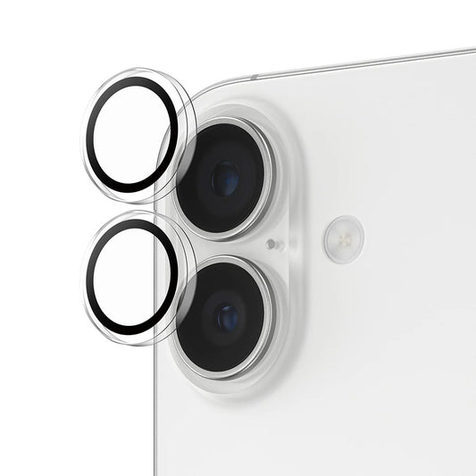 Schutzfolie PanzerGlass Hoops für die Rückkamera des Apple iPhone 17 / 16 Plus / 16, gehärtetes Glas, Transparent