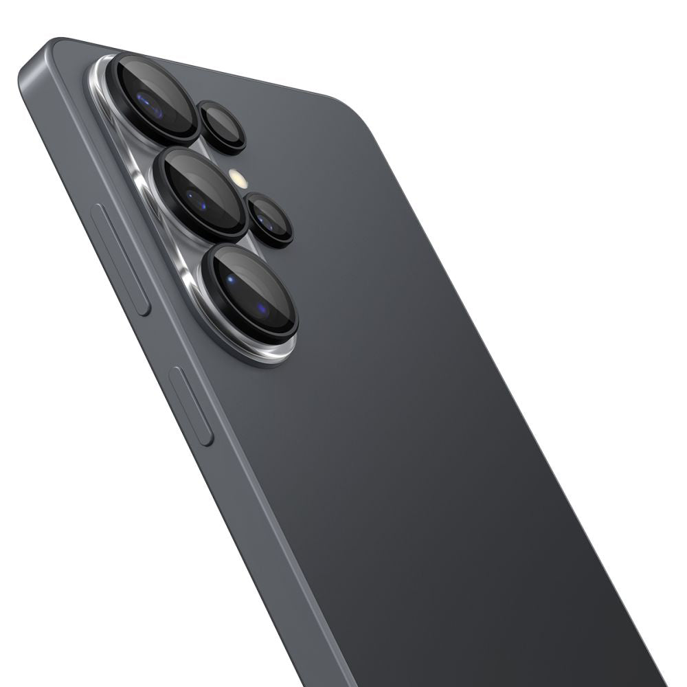 Schutzfolie Rückkamera Spigen GlastR EZ FIT Optik Pro HD für Samsung Galaxy S26 Ultra S948, Gehärtetes Glas, Set 2 Stück, Schwarz