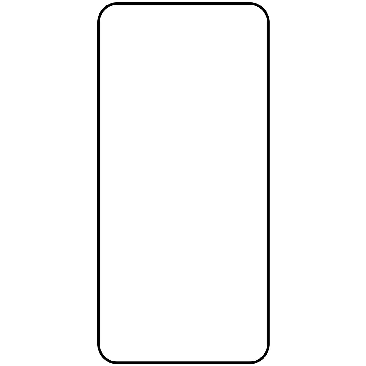 Schutzfolie Blue Shield für Oppo Reno13, Gehärtetes Glas, Vollverklebung, Hüllenfreundlich, Schwarz