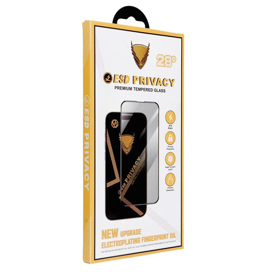 Schutzfolie Privacy OG Premium für Apple iPhone 17 Pro, gehärtetes Glas, Vollkleber