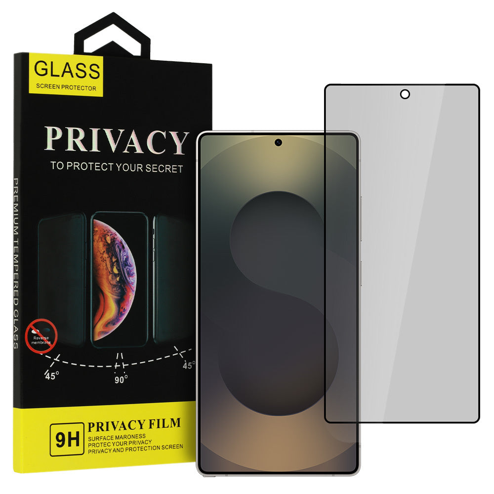 Privacy-Schutzfolie OEM Shield Screen für Samsung Galaxy S25 Ultra S938, gehärtetes Glas, Full Glue