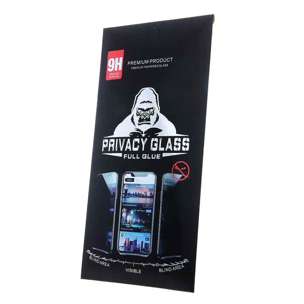 Schutzfolie Privacy OEM für Samsung Galaxy S24+ S926, Gehärtetes Glas, Vollverklebung