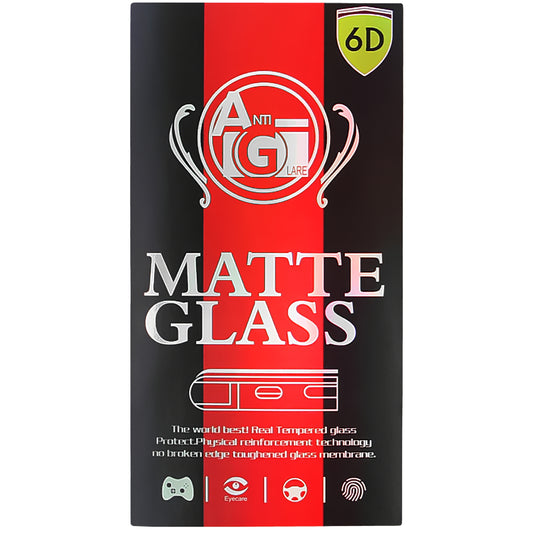 OEM Matte Displayschutzfolie für Samsung Galaxy A35 5G A356, Glasschutz, Vollverklebung, 6D, Schwarz