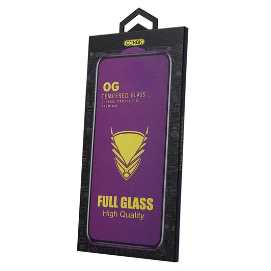 OEM OG Premium Displayschutzfolie für Samsung Galaxy A35 5G A356, Glasschutz, Vollverklebung, schwarz
