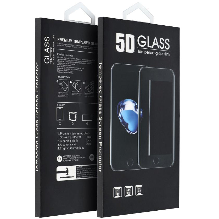 OEM-Bildschirmschutzfolie für Apple iPhone 16 Pro Max, Vollverklebung, 5D, Glasschild, 5D