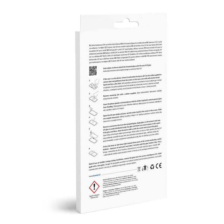 Blue Star Screen Protector for Samsung Galaxy S22 Ultra 5G S908, Glass Shield, UV Glue