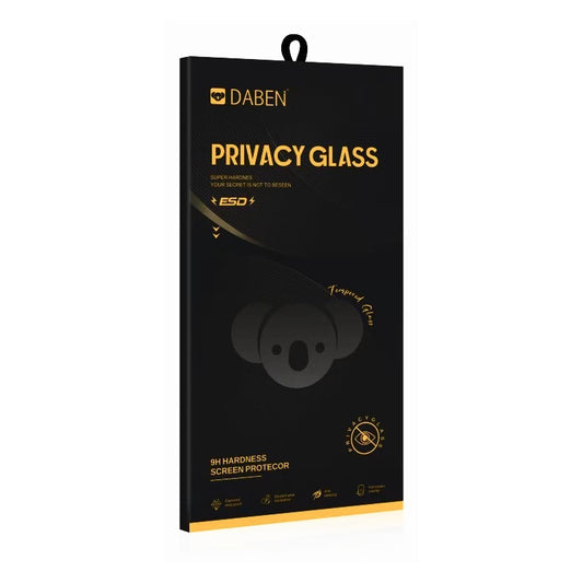 Privacy Bear Displayschutzfolie für Samsung Galaxy S24 Ultra S928, gehärtetes Glas, Full Glue