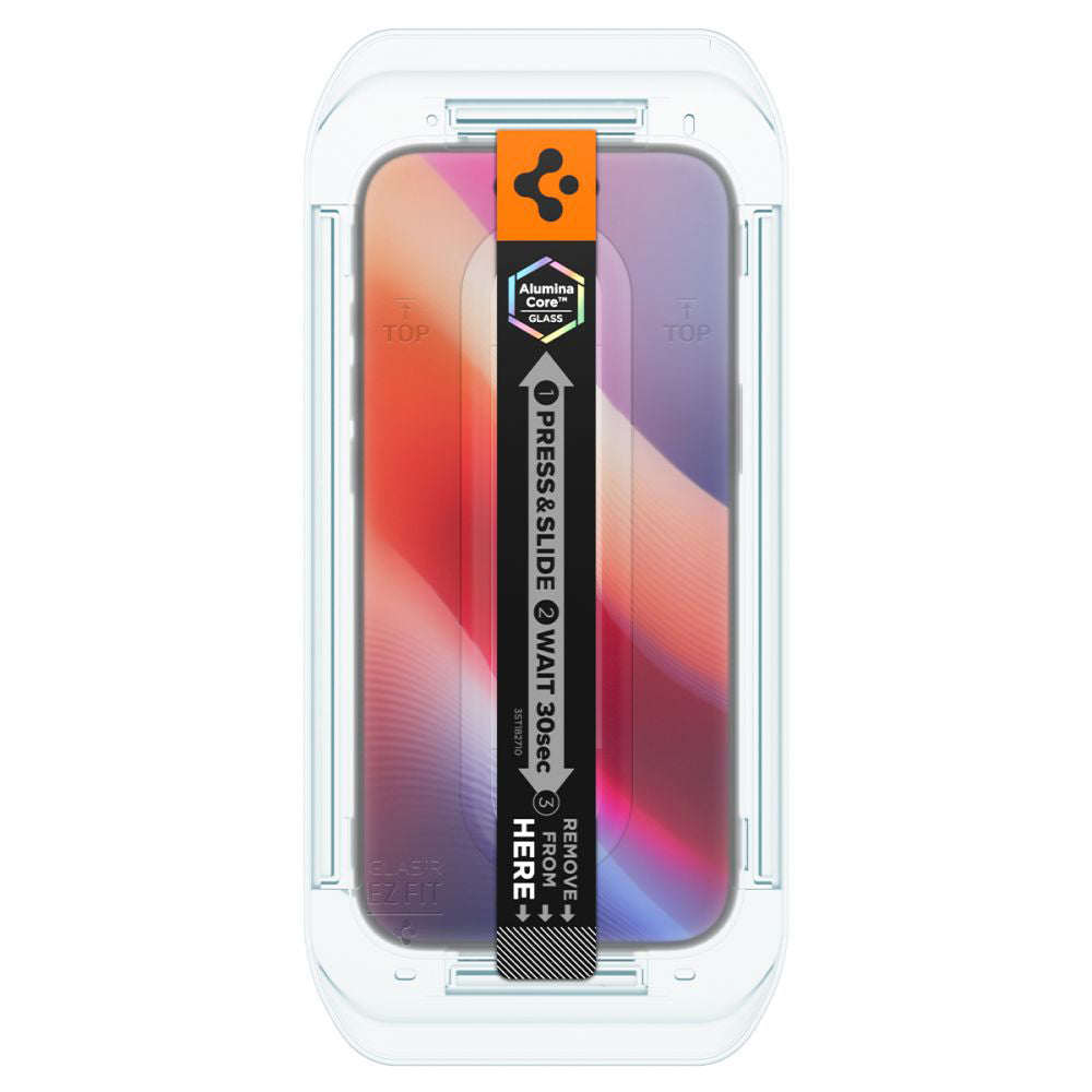 Spigen GlastR EZ FIT Screen Protector for Apple iPhone 17 Air, Tempered Glass, Full Glue, Set of 2 pieces AGL09861
