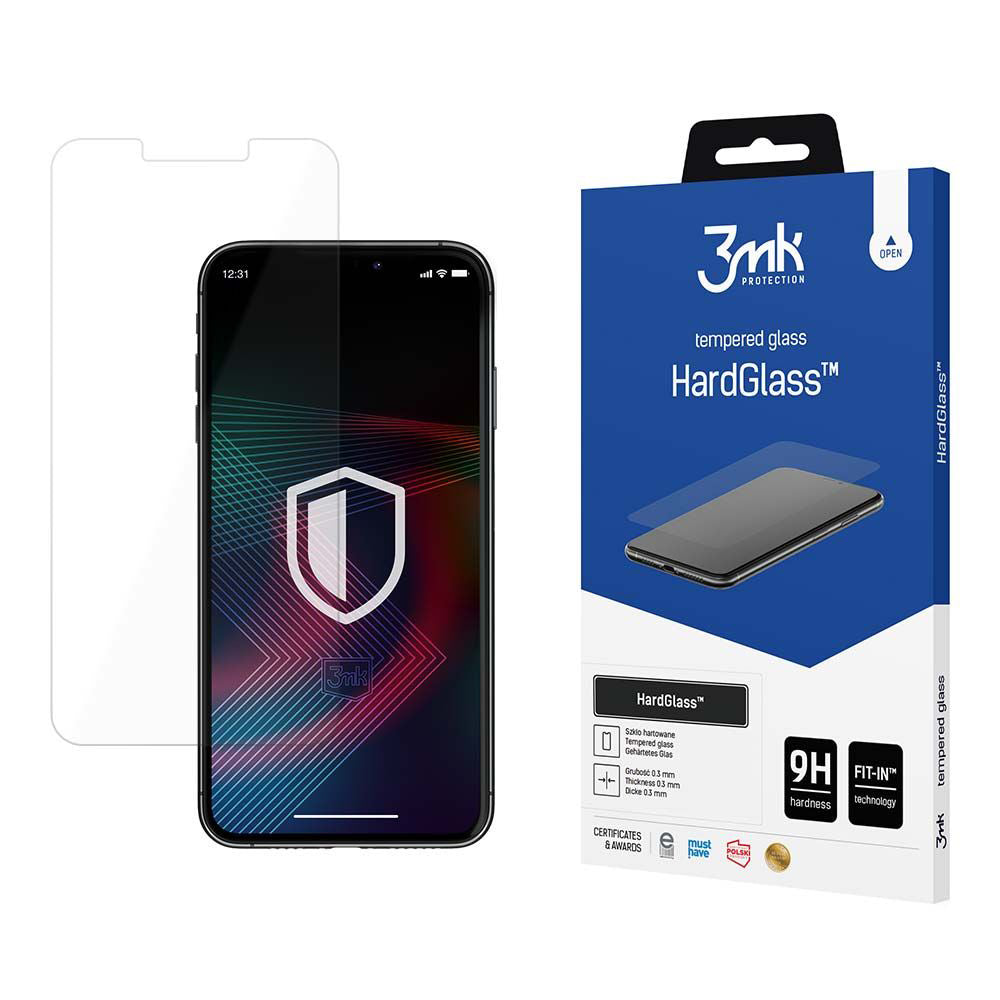 Schutzfolie 3MK HardGlass für Apple iPhone 17 Pro Max / 16 Pro Max, gehärtetes Glas, Full Glue