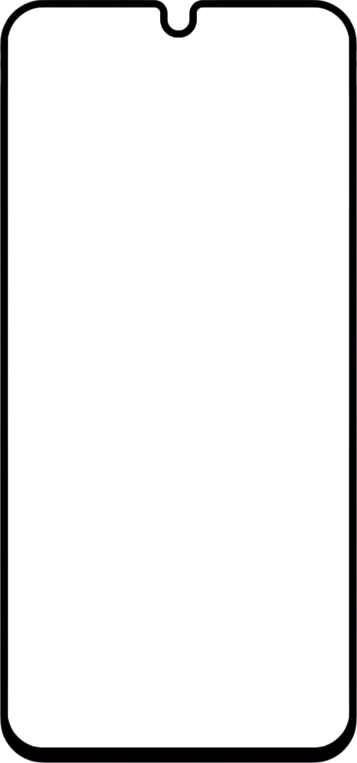 BLUE Shield Displayschutzfolie für Samsung Galaxy A34 A346, abgeschirmtes Glas, Vollverklebung, Case Friendly, Schwarz