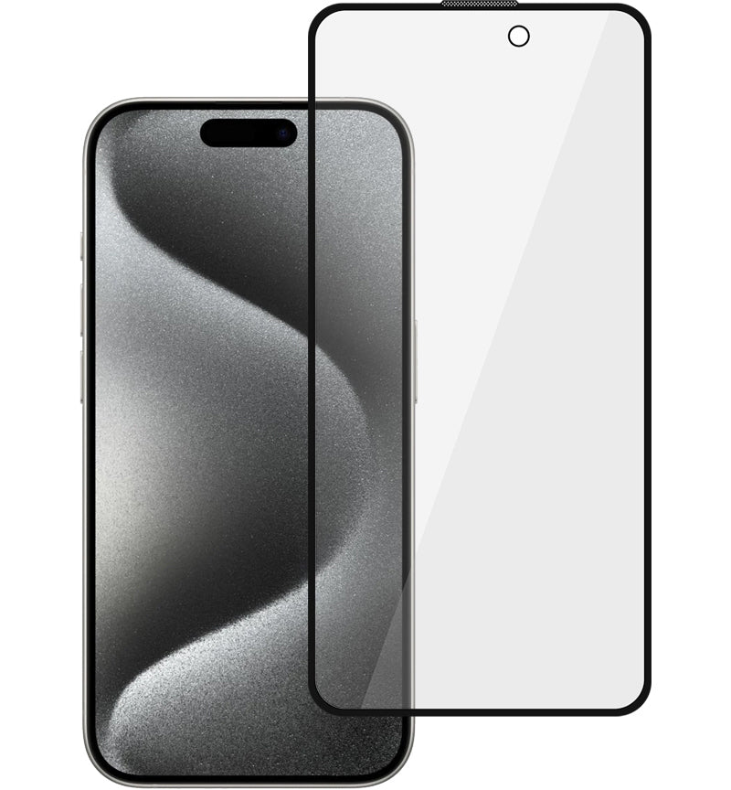 Tel Protect 10X Plus Titanium Privacy-Displayschutzfolie für Apple iPhone 17 / 16 Pro, gehärtetes Glas, Full Glue