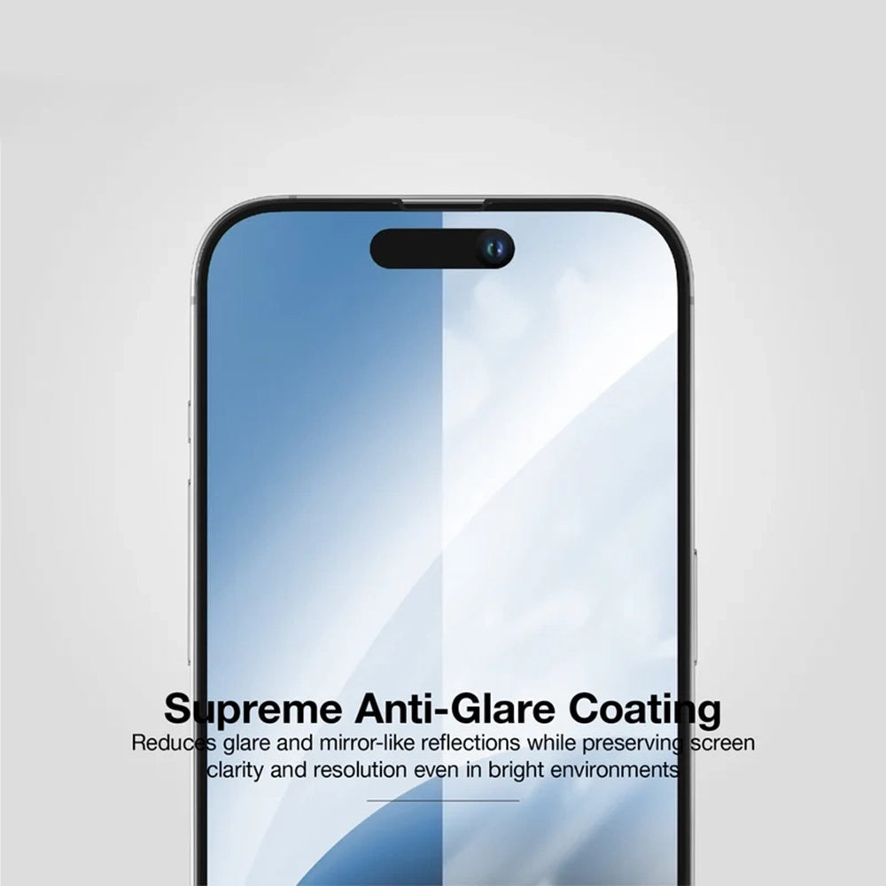 Schutzfolie Anank 10X Reinforced CG für Apple iPhone 17 Pro Max, gehärtetes Glas, Full Glue, 2.5D, Schwarz