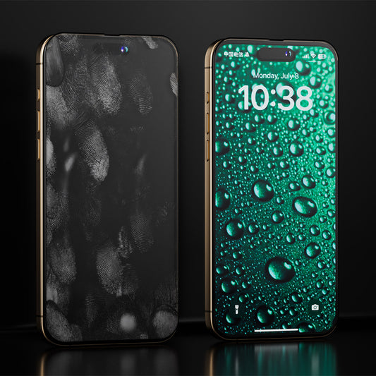 Anank 3X Verstärkte Unsichtbare Displayschutzfolie für Apple iPhone 16 Pro, Gehärtetes Glas, Vollkleber, 3D, Schwarz