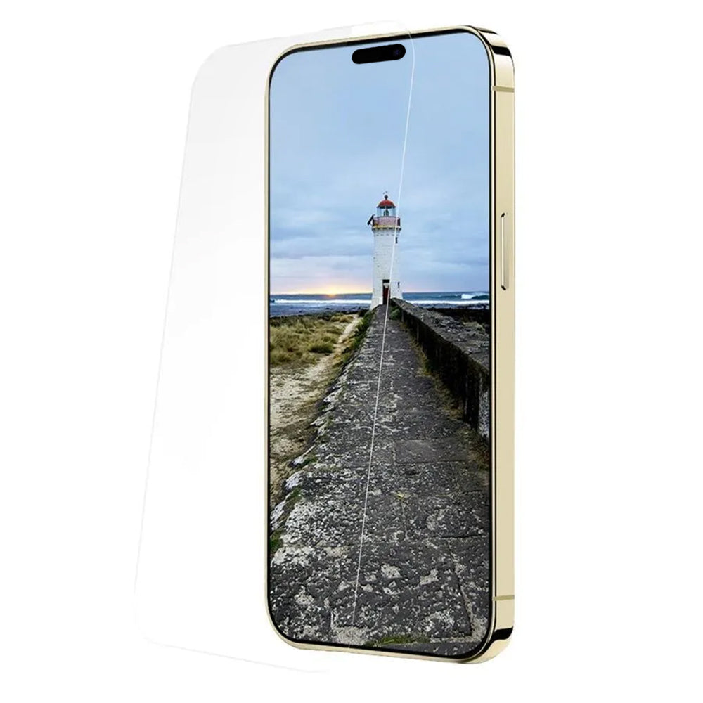 Anank Displayschutzfolie für Apple iPhone 15 Pro, gehärtetes Glas, Full Glue, 3D, 10 Stück Set