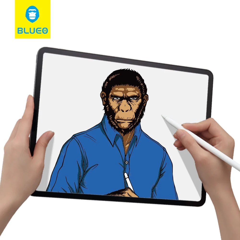 Blueo Special Writing Displayschutzfolie für Apple iPad 10.2 (2021) / 10.2 (2020) / 10.2 (2019), Kunststoff